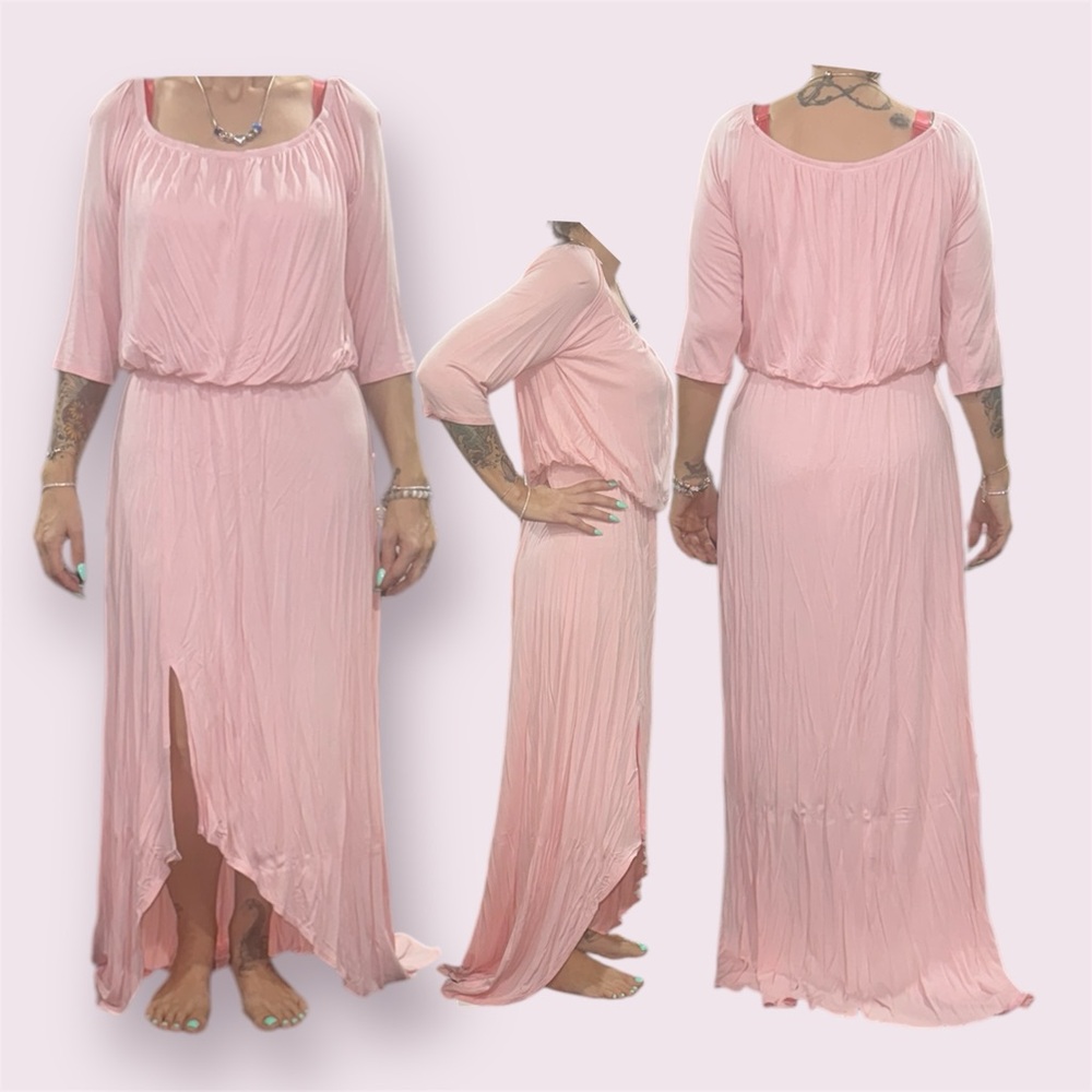 Elegant Pink Women's Dress